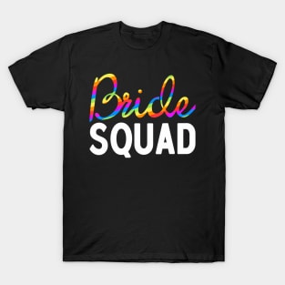 Bride Squad Lgbt Pride Gay Wedding Party T-Shirt